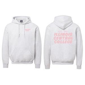 SWEATSHIRT HOODED BUBBLE PUFF TEXT